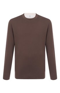Хлопковый лонгслив Brunello Cucinelli