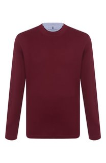 Хлопковый лонгслив Brunello Cucinelli
