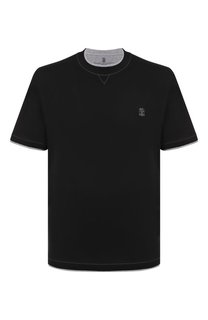 Хлопковая футболка Brunello Cucinelli