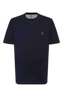 Хлопковая футболка Brunello Cucinelli