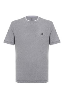 Хлопковая футболка Brunello Cucinelli