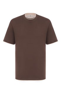 Хлопковая футболка Brunello Cucinelli
