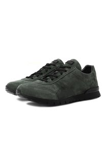Замшевые кроссовки Kiton