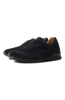 Замшевые кроссовки Kiton