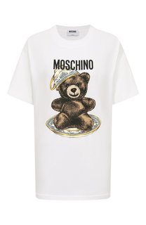 Хлопковая футболка Moschino