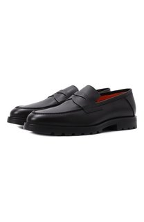 Кожаные пенни-лоферы Detroit Santoni