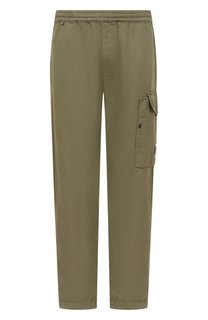 Брюки из хлопка и льна C.P. Company