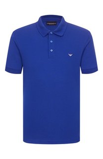 Хлопковое поло Emporio Armani