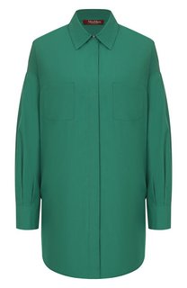 Хлопковая рубашка Max Mara Studio