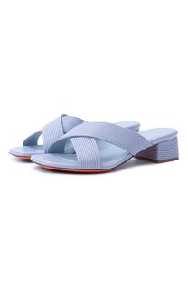Кожаные мюли Santoni