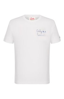 Хлопковая футболка MC2 Saint Barth