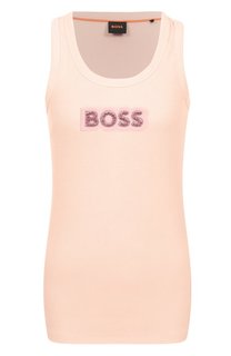Хлопковая майка BOSS Orange