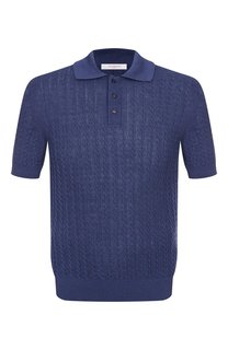 Поло изо льна и хлопка Slowear