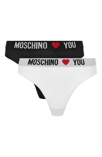 Комплект из двух трусов-слипов Moschino