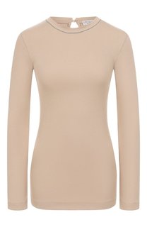 Хлопковый лонгслив Brunello Cucinelli