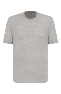 Футболка из шелка и хлопка 12 STOREEZ