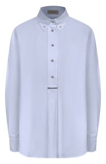 Хлопковая рубашка Brunello Cucinelli