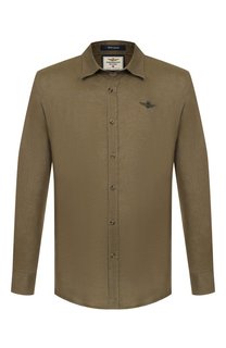 Льняная рубашка Aeronautica Militare