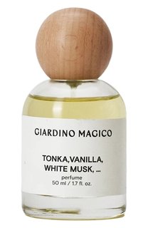 Духи Tonka, Vanilla, White Musk, ... (50ml) Giardino Magico