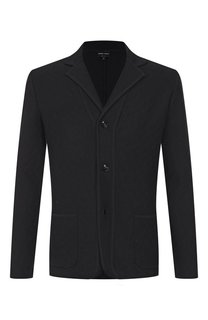 Хлопковый пиджак Giorgio Armani