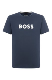 Хлопковая футболка BOSS