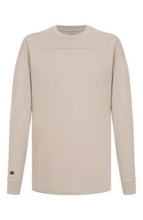 Хлопковый лонгслив Rick Owens x Champion Rick Owens