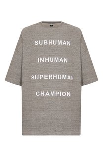Хлопковая футболка Rick Owens x Champion Rick Owens