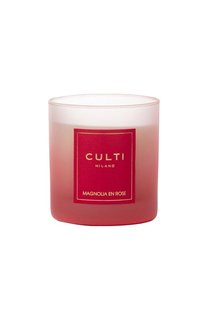 Ароматическая свеча Magnolia en Rose (270g) Culti Milano