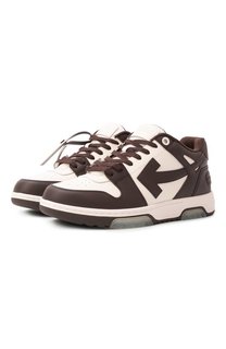 Кожаные кеды Out of Office Off-White