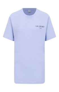 Хлопковая футболка Sporty and Rich