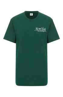 Хлопковая футболка Sporty and Rich