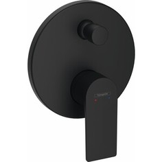 Смеситель для ванны Hansgrohe Rebris E для механизма 01800180, матовый черный (72468670)