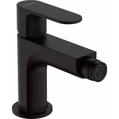 Смеситель для биде Hansgrohe Rebris S с донным клапаном, матовый черный (72210670)