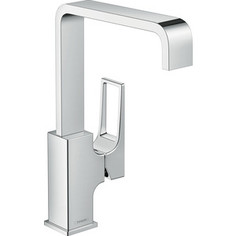 Смеситель для раковины Hansgrohe Metropol с донным клапаном Push-Open, хром (74511000)
