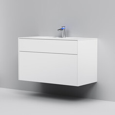 Тумба под раковину Am.Pm Inspire 2.0 100 подвесная, белая матовая (M50AFHX1003WM)