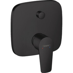 Смеситель для ванны Hansgrohe Talis E с механизмом, черный матовый (71474670, 1800180)