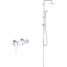 Смеситель для ванны Grohe Plus с душевым гарнитуром, хром (33553003, 27389002)