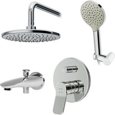 Душевая система Am.Pm X-Joy 220 со смесителем, хром (FB85A10020)