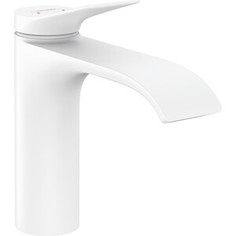 Смеситель для раковины Hansgrohe Vivenis с донным клапаном, белый матовый (75020700)