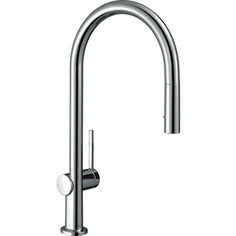 Смеситель для кухни Hansgrohe Talis с выдвижным изливом, хром глянцевый (72800000)