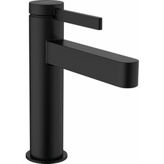 Смеситель для раковины Hansgrohe Finoris с донным клапаном, черный матовый (76020700)