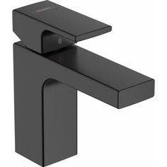 Смеситель для раковины Hansgrohe Vernis Shape с донным клапаном, черный матовый (71561670)