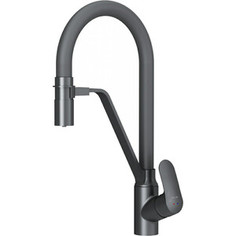 Смеситель для кухни Am.Pm Like гибкий излив, с подключением фильтра, черный (F8007822)