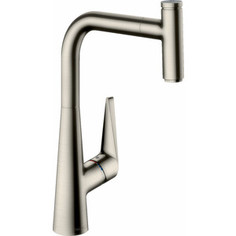 Смеситель для кухни Hansgrohe Talis Select M51 выдвижной излив, нержавеющая сталь (72826800)
