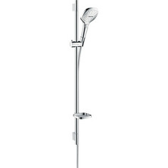 Душевой гарнитур Hansgrohe Raindance Select E 120 3 режима 90 см, с мыльницей белый/хром (26621400)