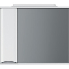 Зеркало-шкаф Am.Pm Like 80 левый, с подсветкой, белый глянец (M80MPL0801WG)