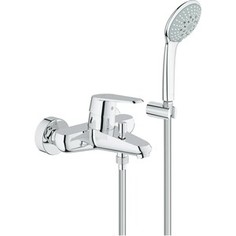 Смеситель для ванны Grohe Eurodisc cosmopolitan с душевым гарнитуром euphoria (33395002)