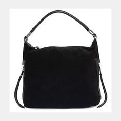 45027/10 Сумка жен.,иск.кожа+замша 32*28*14 BAGGINI черная Ralf Ringer