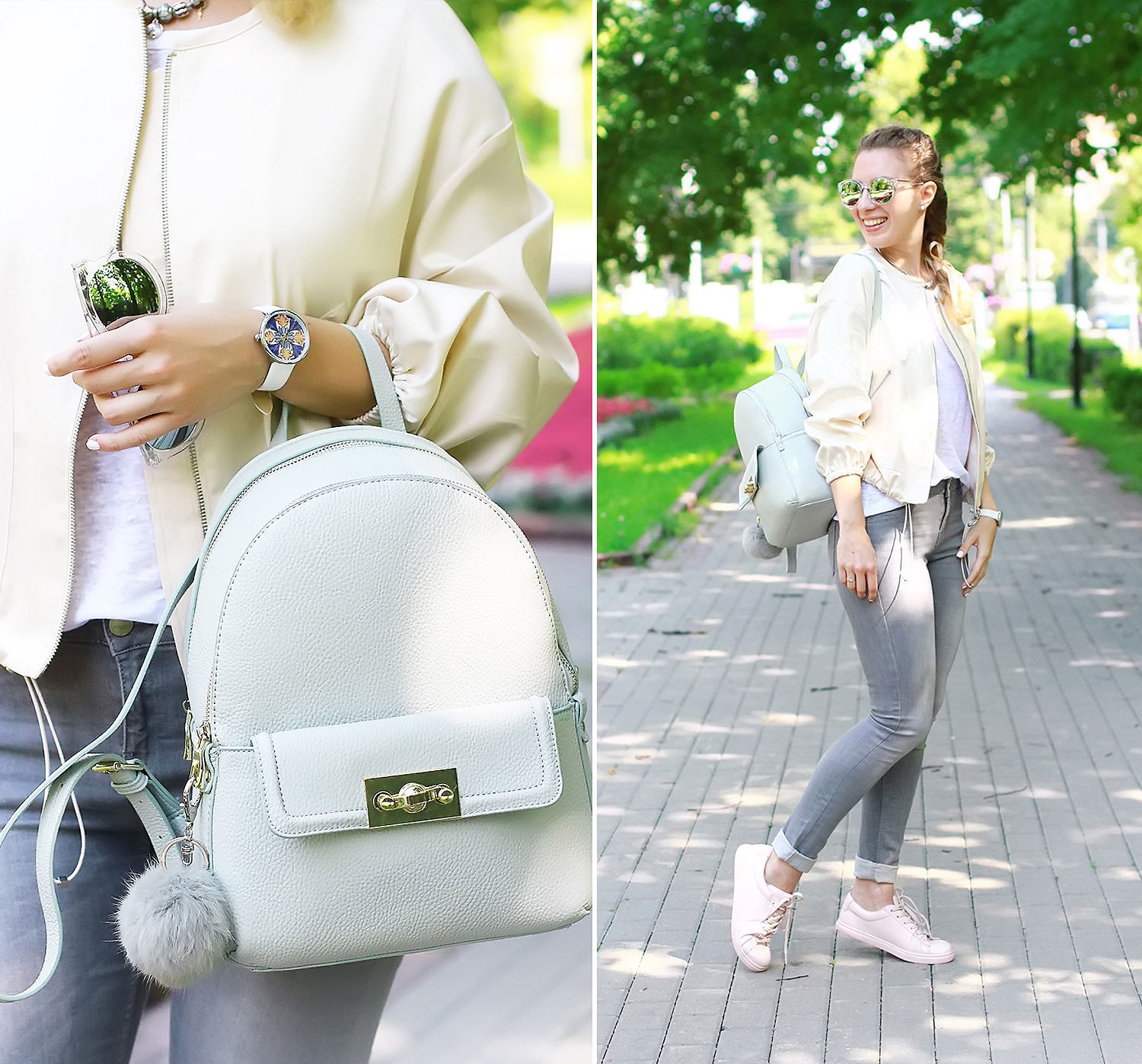 Pastel Sport look